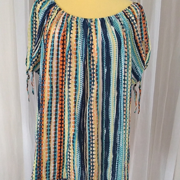 Cato Multicolor Blouse Size Large - Picture 4 of 11